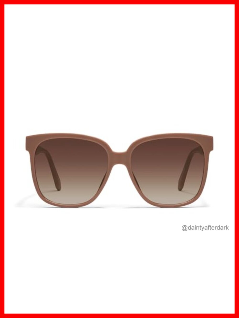 Oversized Square Sunglasses Full Frame Gradient UV Protection